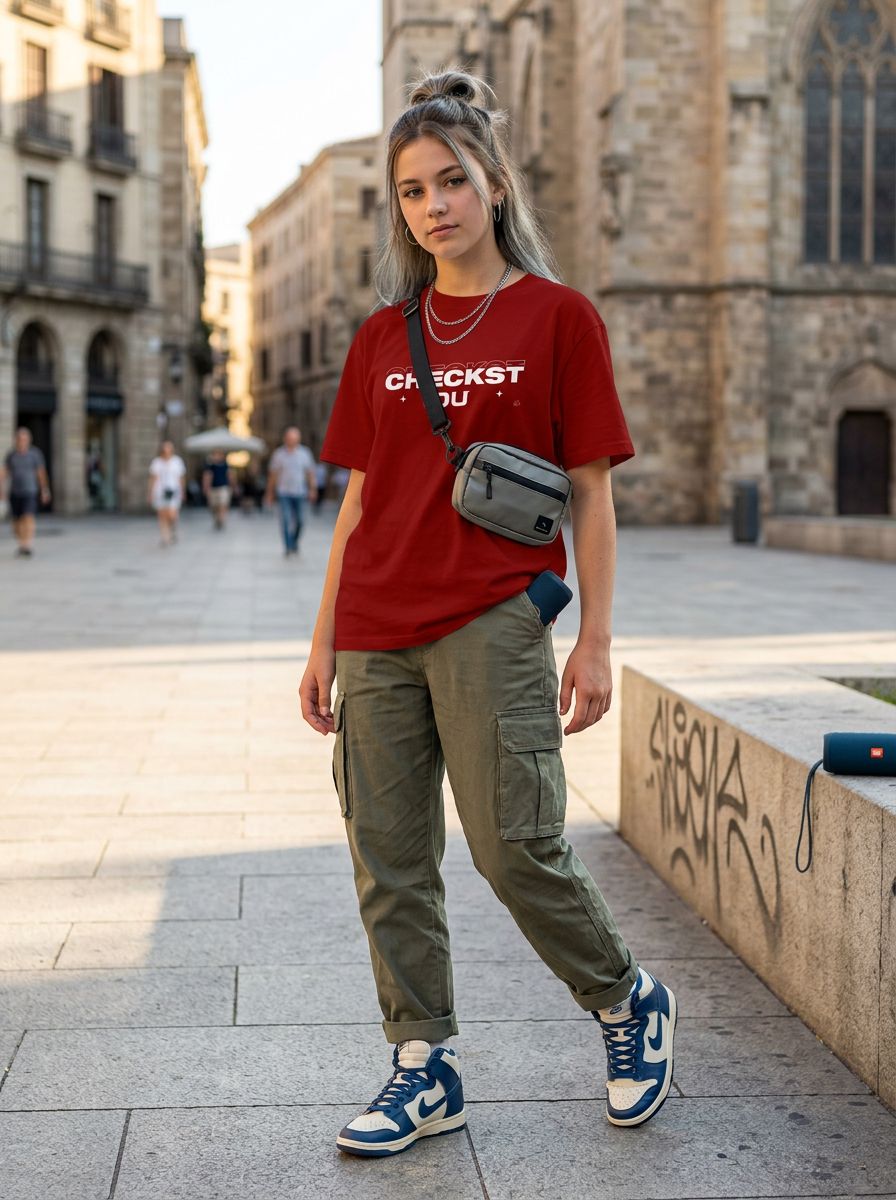Trend T-shirt - Oversize - Checkst du - Unisex - Tanz T-shirt