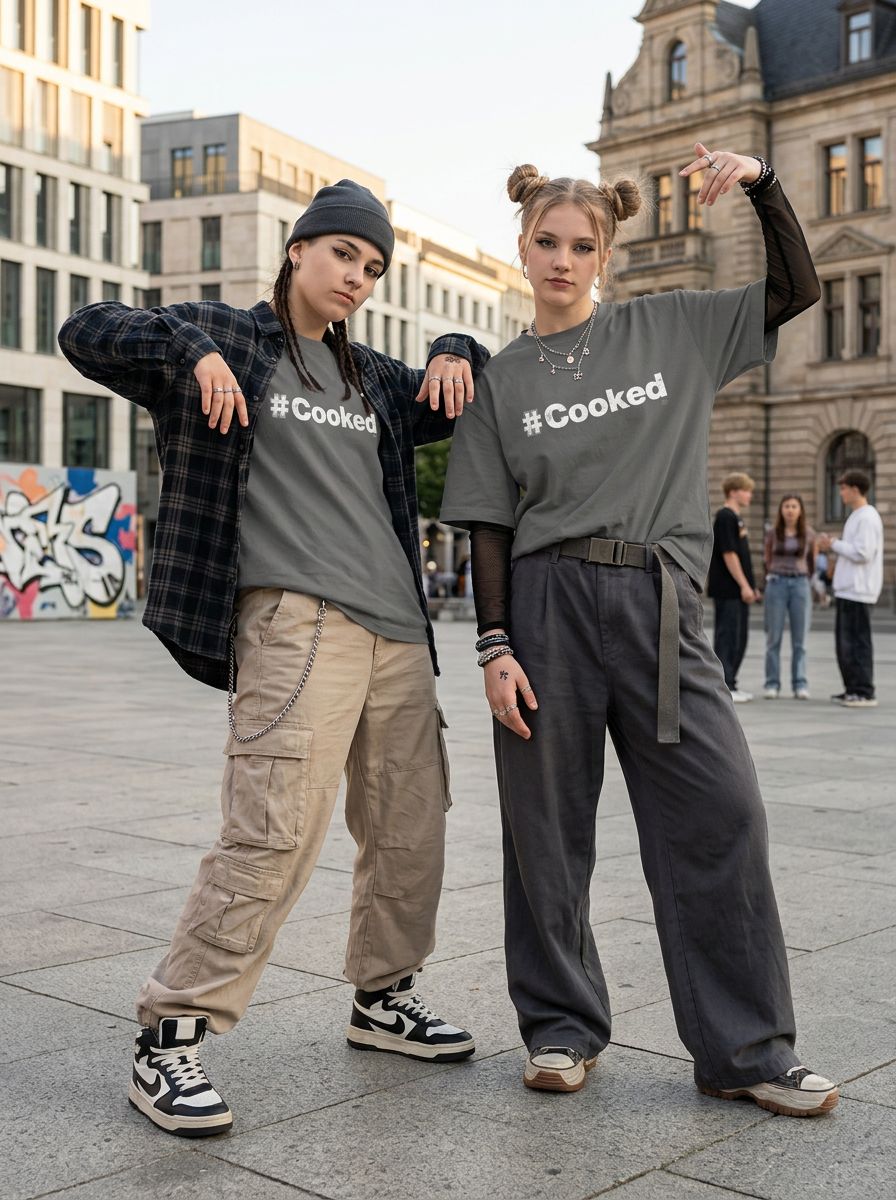 Trend T-shirt - #cooked  - Unisex - Tanz T-shirt
