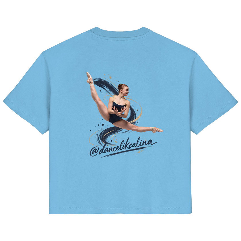 @dancelikealina Side Split Shirt  - Ladies Organic Shirt