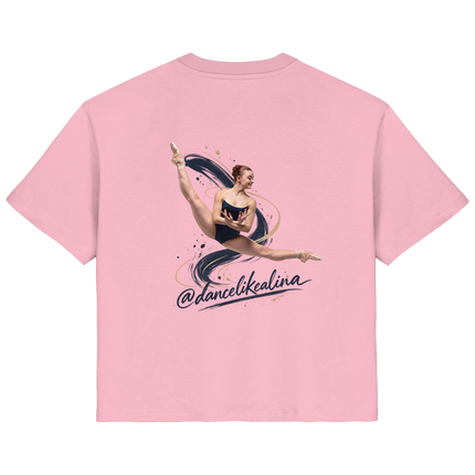 @dancelikealina Side Split Shirt  - Ladies Organic Shirt