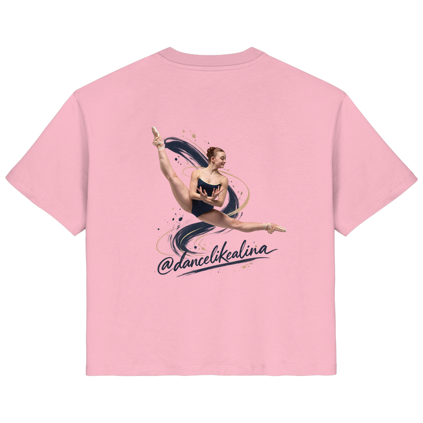 @dancelikealina Side Split Shirt  - Ladies Organic Shirt