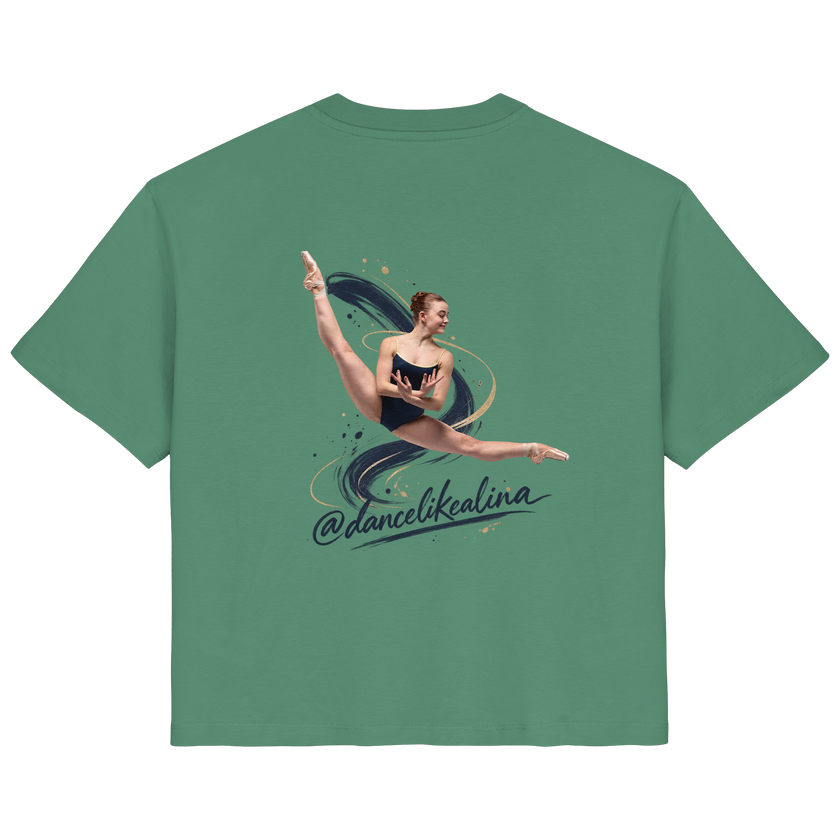 @dancelikealina Side Split Shirt  - Ladies Organic Shirt