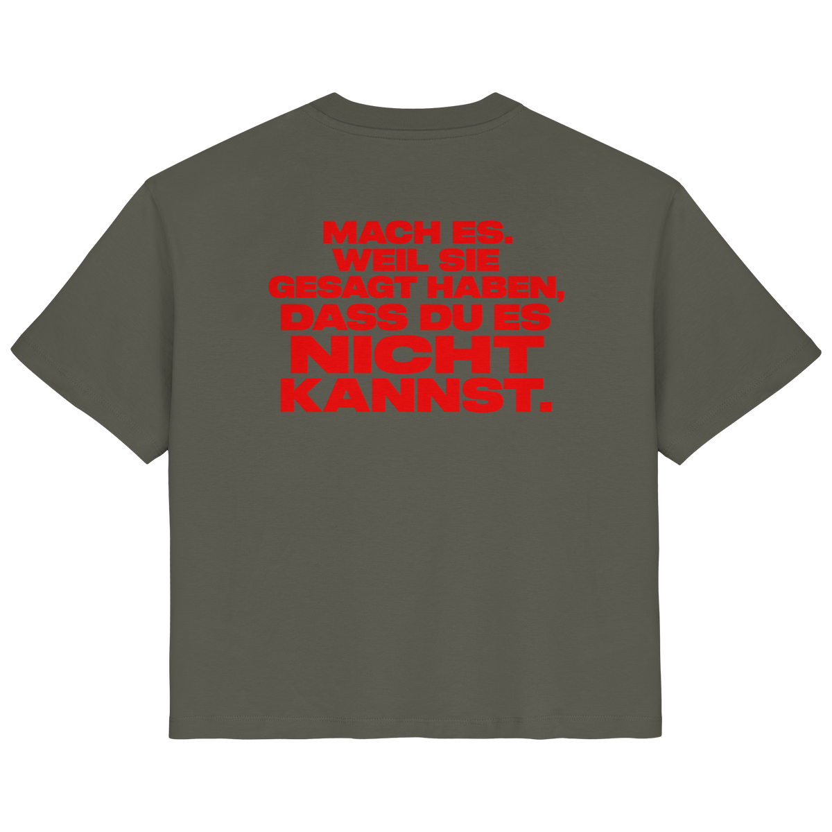 @dancelikealina Mach Es Shirt  - Ladies Organic Shirt