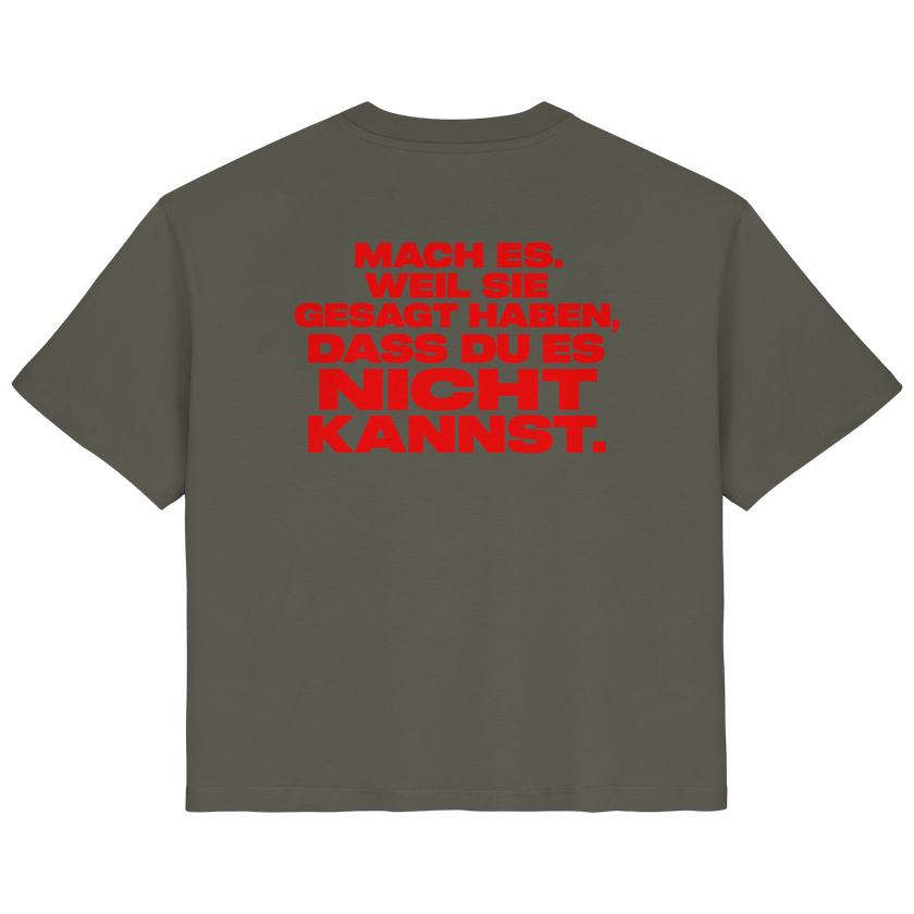 @dancelikealina Mach Es Shirt  - Ladies Organic Shirt