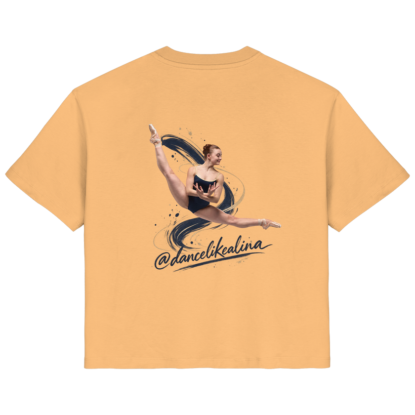 @dancelikealina Side Split Shirt  - Ladies Organic Shirt