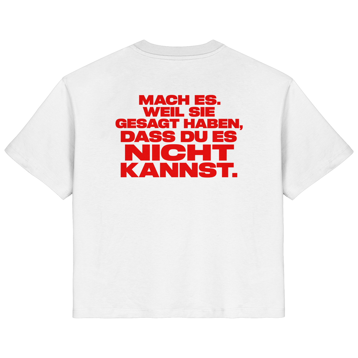 @dancelikealina Mach Es Shirt  - Ladies Organic Shirt