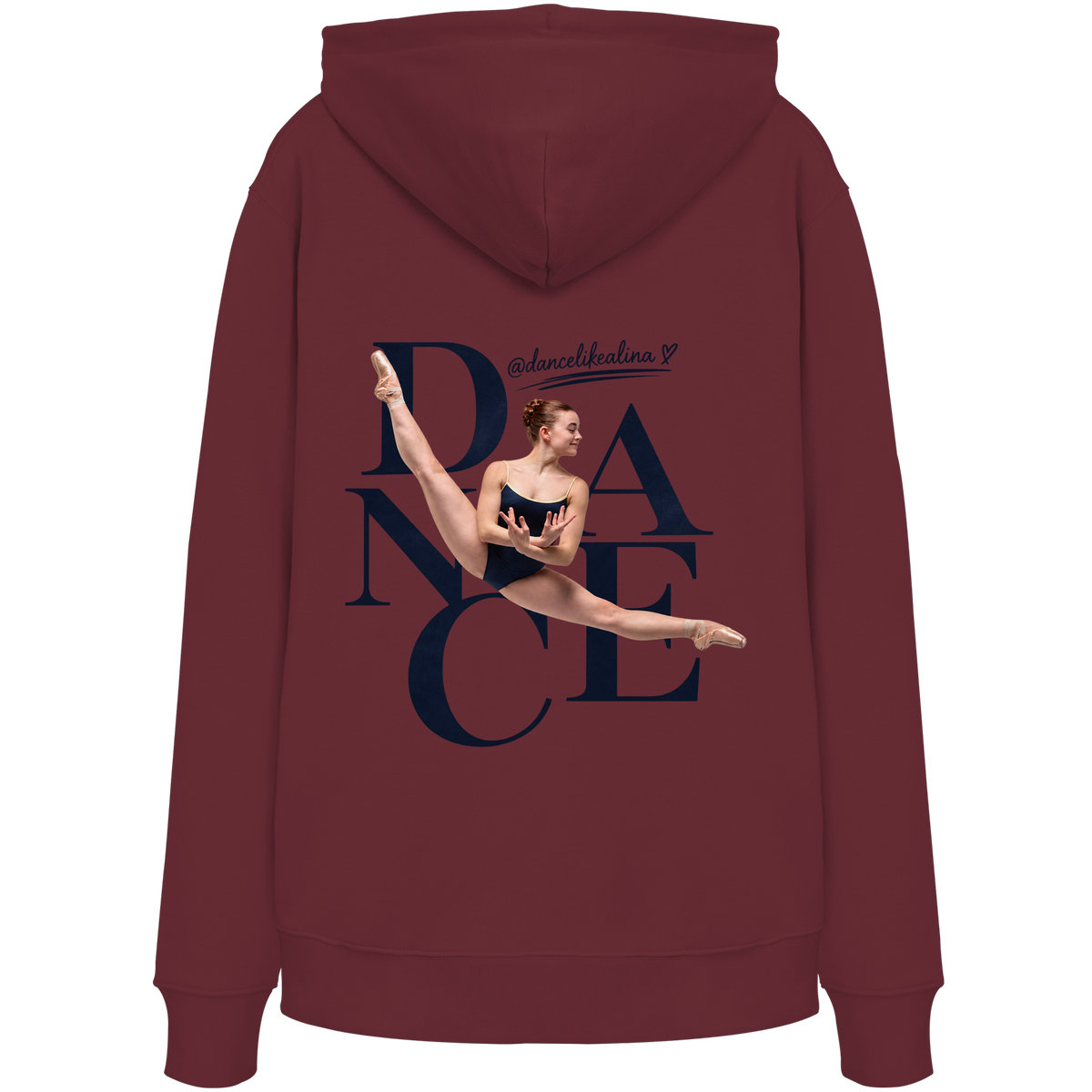 DANCE Shirt @dancelikealina - Organic Hoodie Oversize