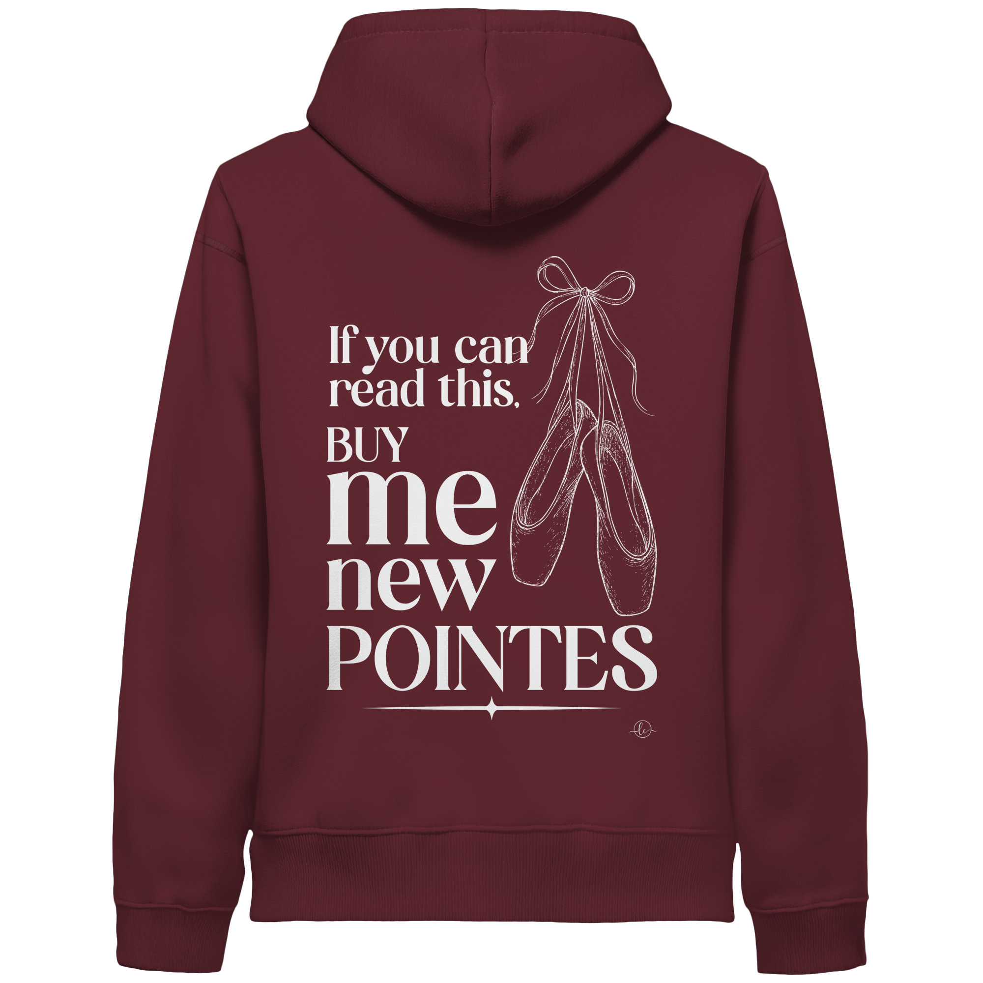 Ballet Hoodie- If you can read this buy me new points - Unisex - Tanz Hoodie