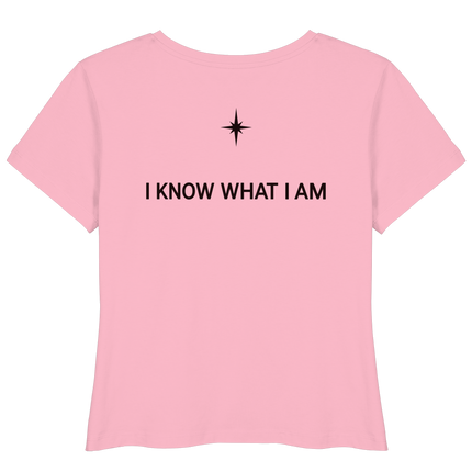 @dancelike Anastasiia - I know what I am SHIRT  - Womens Organic Lightweight T-Shirt