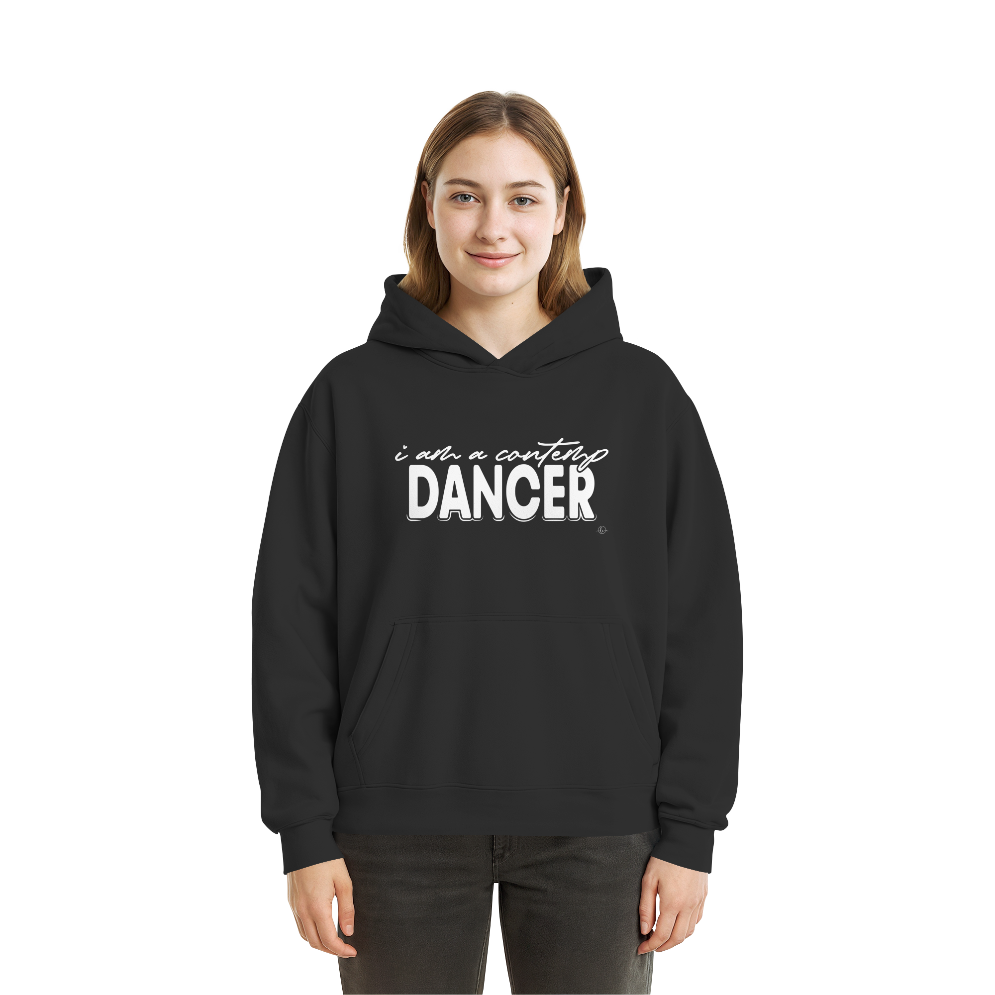 Hoodie - I am a contemp dancer - Boxcut Unisex Dancer Hoodie