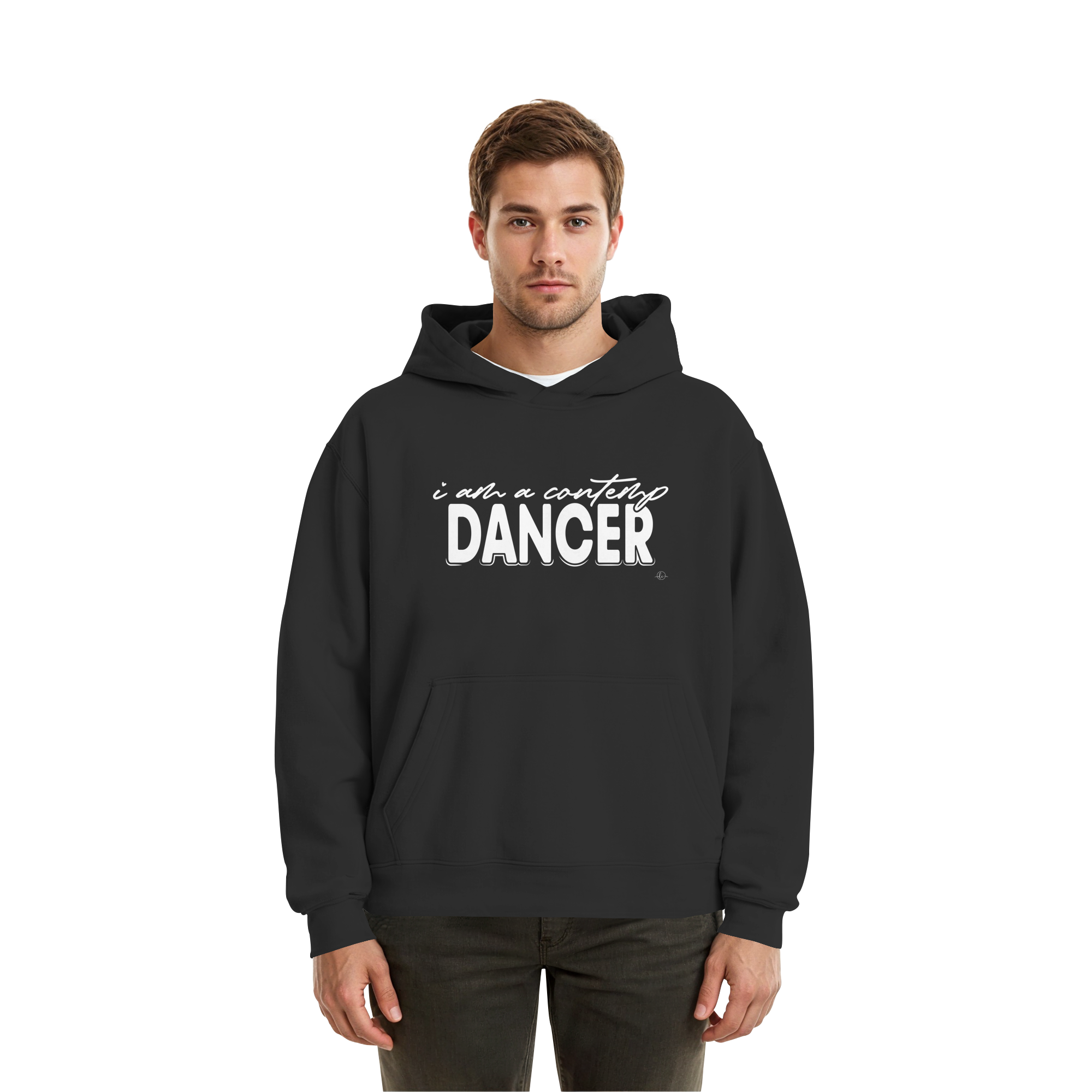 Hoodie - I am a contemp dancer - Boxcut Unisex Dancer Hoodie