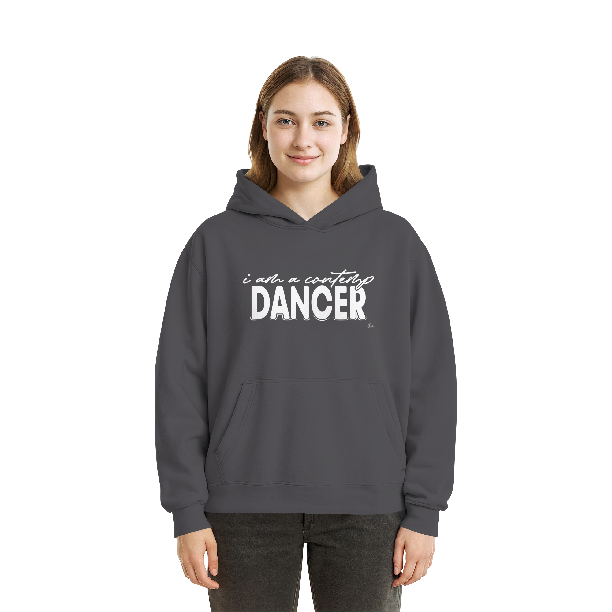 Hoodie - I am a contemp dancer - Boxcut Unisex Dancer Hoodie