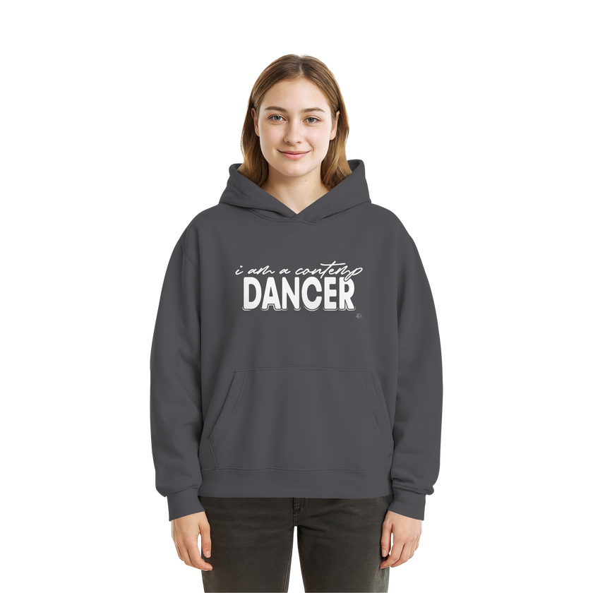 Hoodie - I am a contemp dancer - Boxcut Unisex Dancer Hoodie