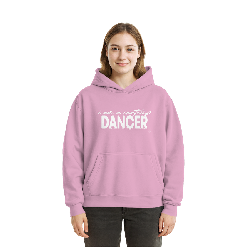 Hoodie - I am a contemp dancer - Boxcut Unisex Dancer Hoodie
