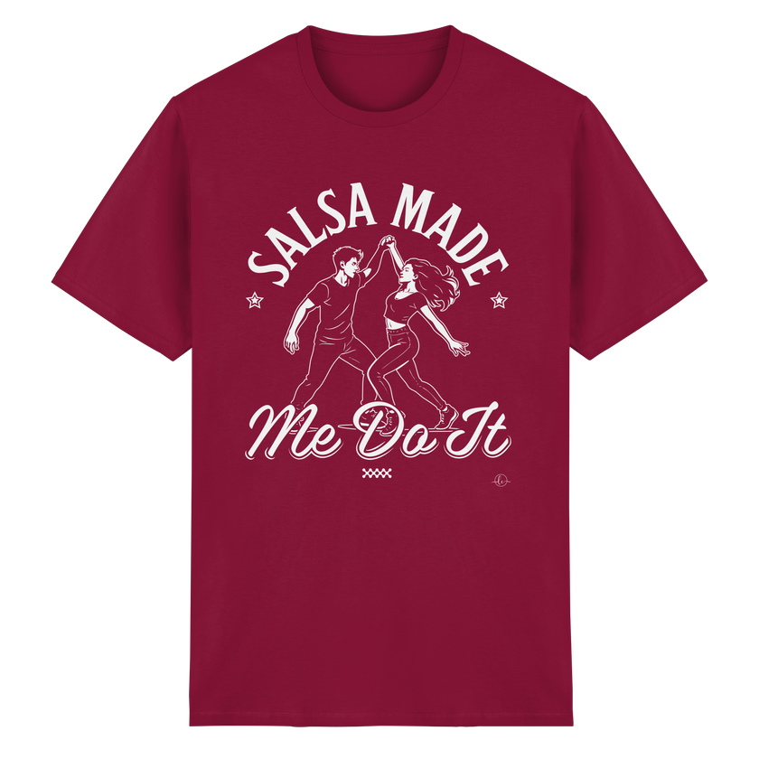 Salsa T-shirt - Salsa made me do it - Unisex - Tanz T-shirt