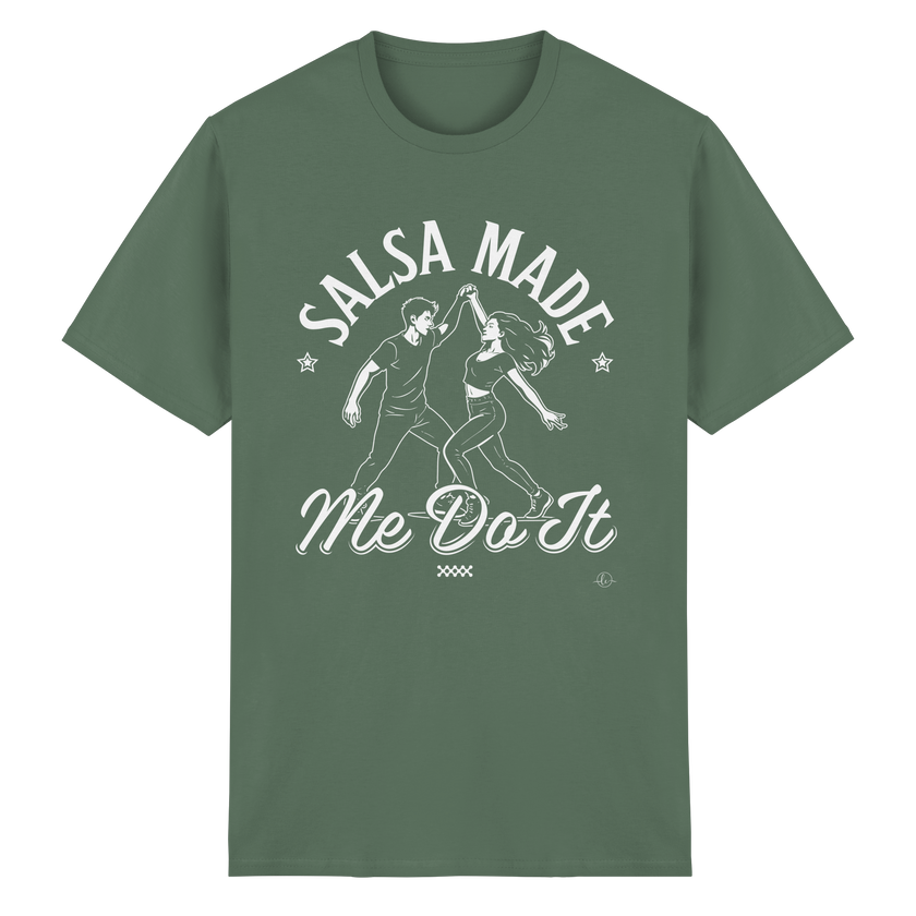 Salsa T-shirt - Salsa made me do it - Unisex - Tanz T-shirt