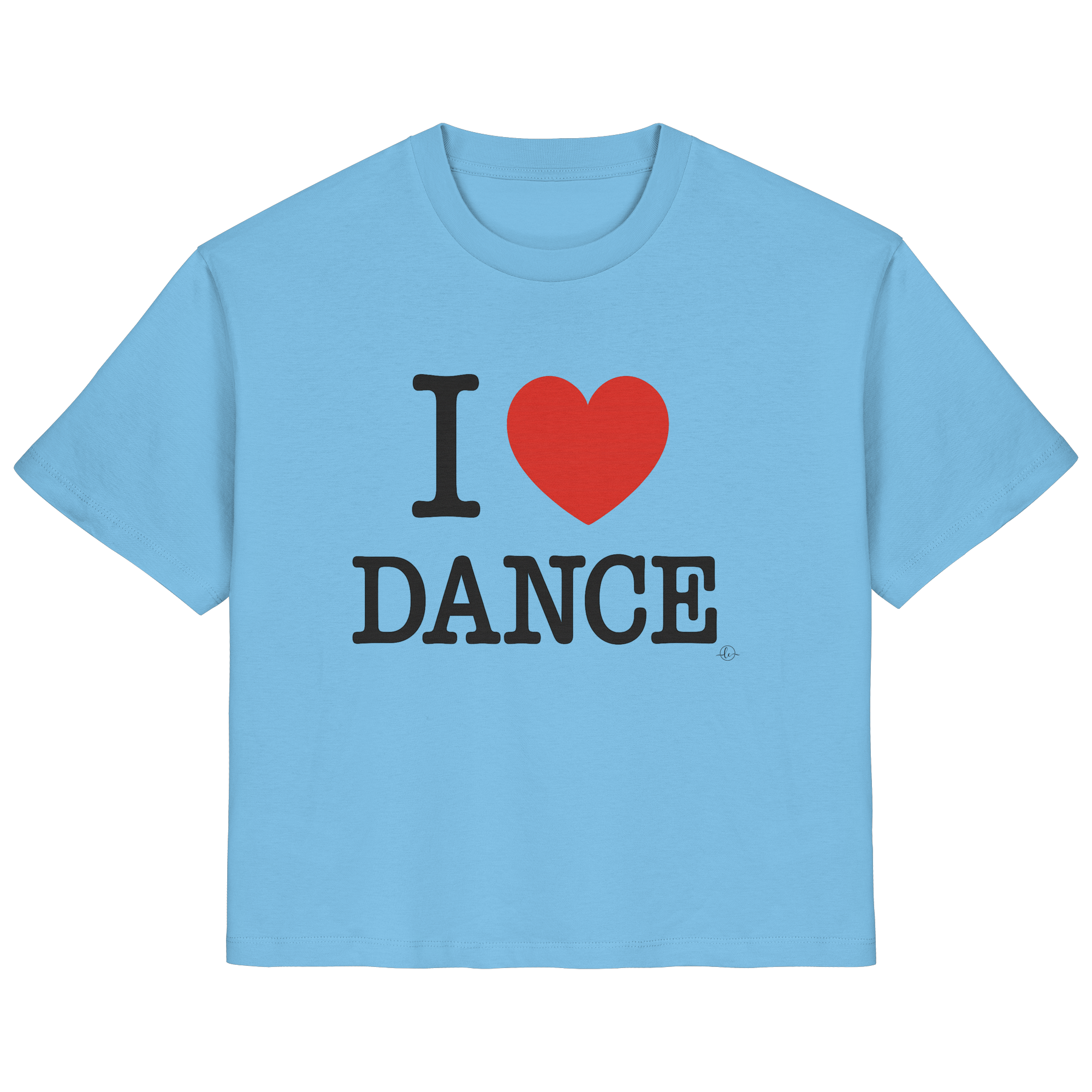 Ballet T-shirt -I love dance - Unisex - Tanz T-shirt Slim  - Ladies Organic Shirt