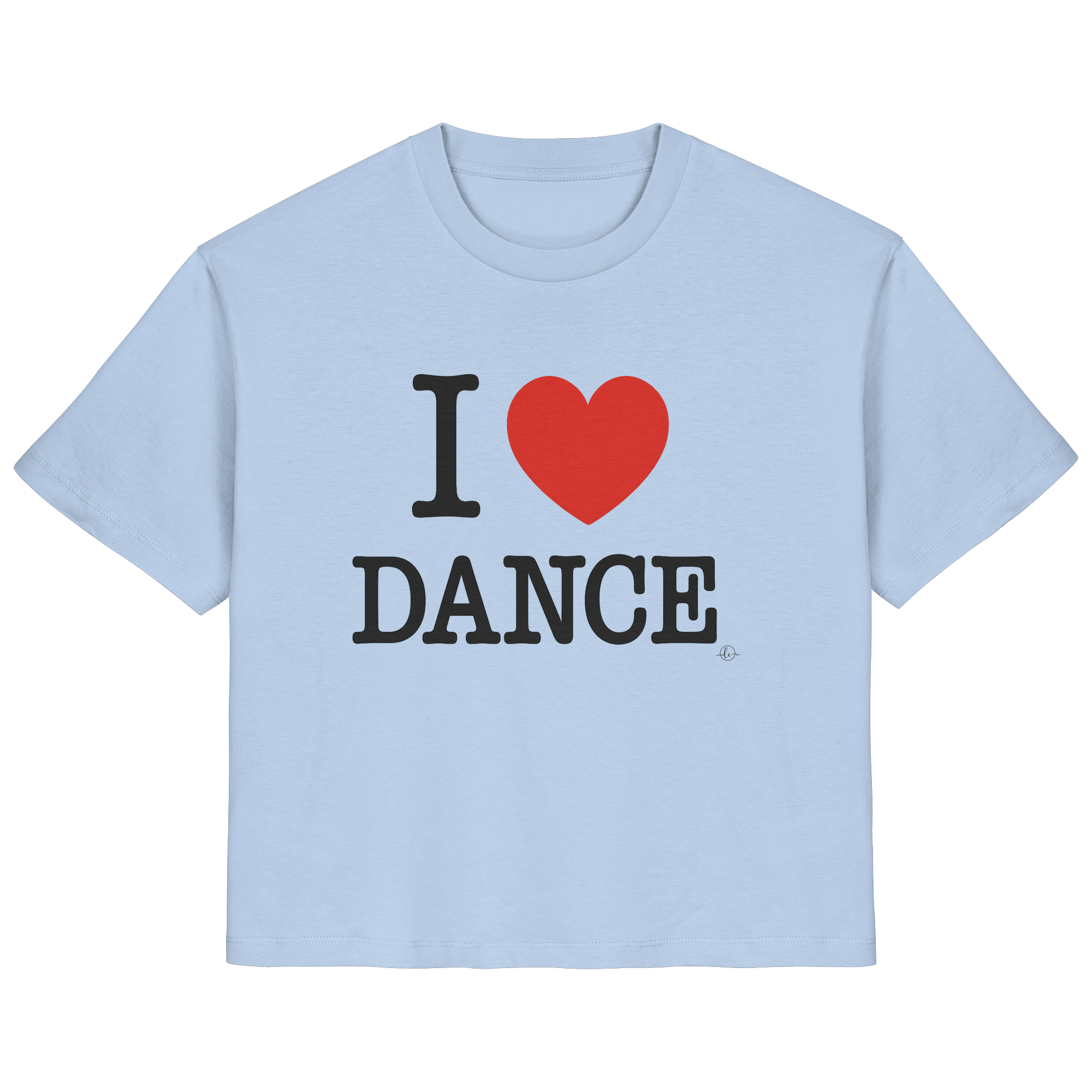 Ballet T-shirt -I love dance - Unisex - Tanz T-shirt Slim  - Ladies Organic Shirt