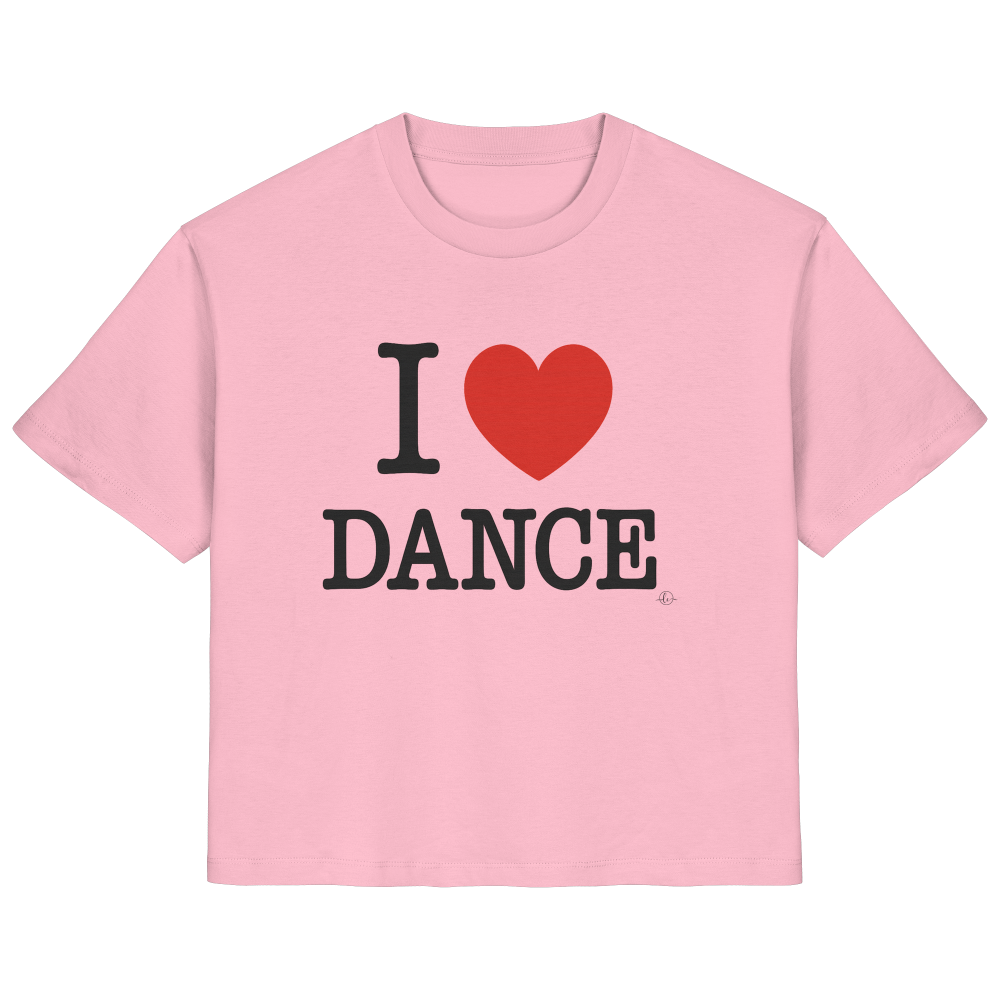 Ballet T-shirt -I love dance - Unisex - Tanz T-shirt Slim  - Ladies Organic Shirt