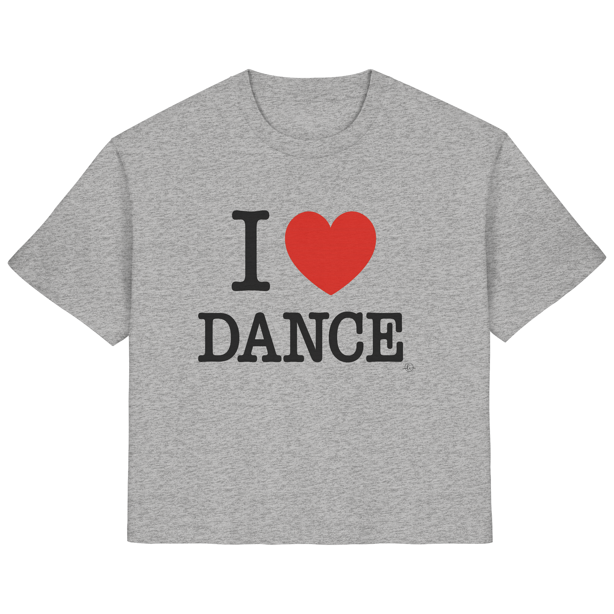 Ballet T-shirt -I love dance - Unisex - Tanz T-shirt Slim  - Ladies Organic Shirt