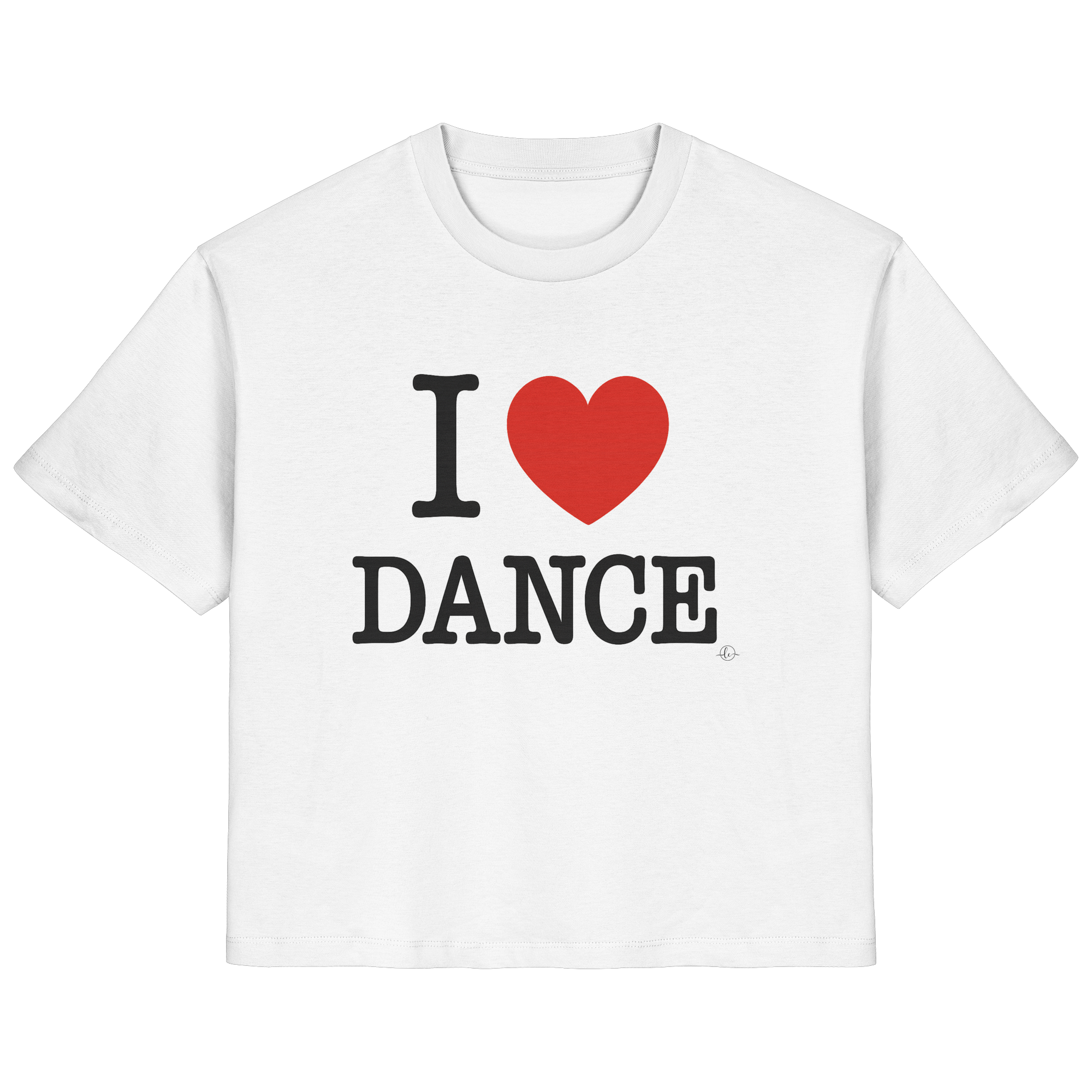 Ballet T-shirt -I love dance - Unisex - Tanz T-shirt Slim  - Ladies Organic Shirt